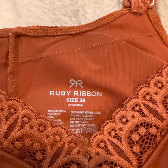 Ruby Ribbon Demiette Rust color - Picture 3 of 3